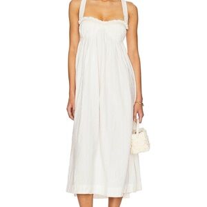 Free People x free-est Poppy Midi dress in Coconut Milk